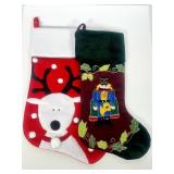 Nutcracker Stockings, Reindeer/Snowman Stockings