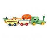 Fairyland City, Wood Pull Train and Original Box