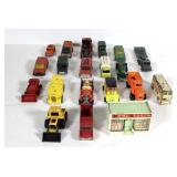 Lot of Small Die-Cast Cars and Trucks