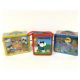 (3) Miniature Lunch Boxes
