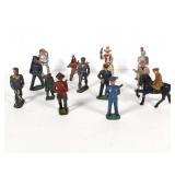(15) pc Assorted Lead Toy Figures