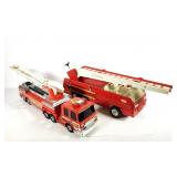 (2) Fire Engines, Tonka, Buddy L