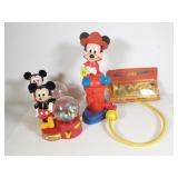 Lot of Mickey Mouse Gumball Machines and Hydrant