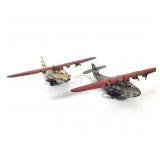(2) Wyandotte Vintage Four Motor Airplanes