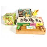 (3) Boxed Hard Plastic Toys / Game