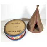 Drum Up Votes Toy Drum, Teepee