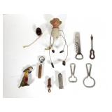 Tray Lot, Bottle Openers, Monkey, Whistles