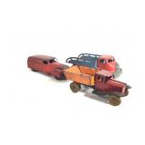 (3) pc  Pressed Steel, Trucks and Car
