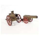 (2) Iron Cannons