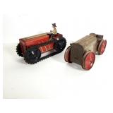 (2) Wind-up Tractors