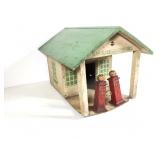 Arcade Gas Station with Cast Iron Pumps