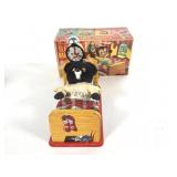 Linemar Sleeping Bear in Bed with Box