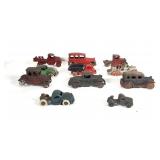 Lot of Cast Iron Cars Hubley and Others