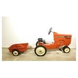 Ertl Allis Chalmers Pedal Tractor and Wagon
