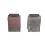 (2) Cast Iron, Mailbox, Still Banks