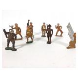 (8)  Barclay Manoil Cast Lead WWI Toy Soldiers