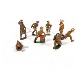 (9) Cast Lead WWI Toy Soldiers