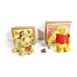 (2) Wind-up Kitty and Bear Toys, Japan