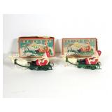 (2) Occupied Japan Wind-up Santa