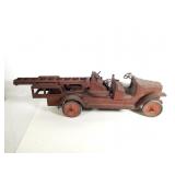 Buddy L Pressed Steel Ride On Fire Truck