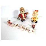 Lot of Vintage Christmas Santa