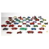 Large Lot of Miniature Cast Cars / Tootsie Toys