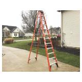 Werner Fiberglass Step Ladder, 10
