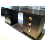 Modern Black Office Desk