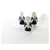 (3) Ucago Ceramic Christmas Carolers