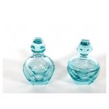 Czech Moser Bohemian Power Jar, Perfume