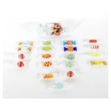 Lot of Glass Candy Pieces