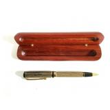 Oak  Wood Cigar Roller Pen