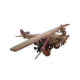 Vintage Tri-Motor Tin Airplane