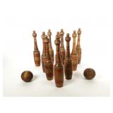 Antique French Skittle Game