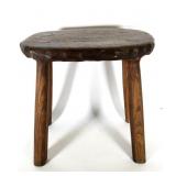 Rustic Wood Stool