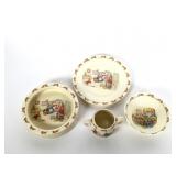 (4) pc Royal Doulton Bunnykins Child