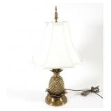 Polished Brass Pineapple Lamp