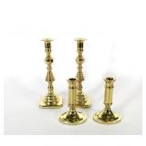 (4) Baldwin Brass Candlesticks
