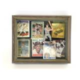 Carl Yastrzemski Shadow Box with Cards
