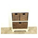 Pier One Cabinet with (3) Basket Storage