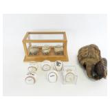 Lot of Assorted Baseballs and Mitt