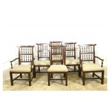 (6) Henredon Upholstered Dining Chairs