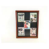 (5) Framed Boston Red Sox Baseball Cards