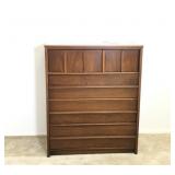 Mid-Century Walnut Highboy Dresser