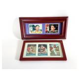 (5) Framed Cleveland Indians Baseball Cards