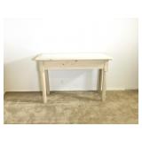 White Oak Tile Top Console Table