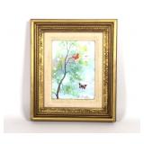 Carol Simkin Enamel on Copper / Butterflies