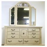 Vaughn Off White Dresser