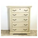 Vaughn Off White Tall Dresser