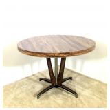 1970s Chromcraft Pedestal Base Dinette Table